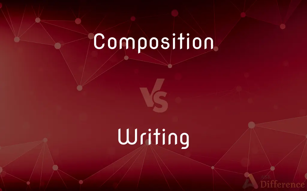 Composition vs. Writing — What's the Difference?