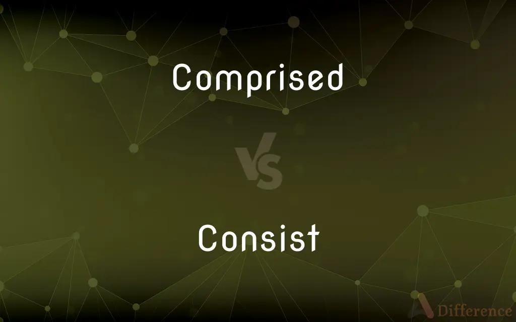 Comprised vs. Consist — What's the Difference?