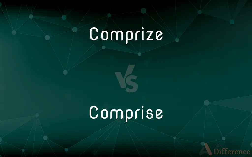 Comprize vs. Comprise — What's the Difference?