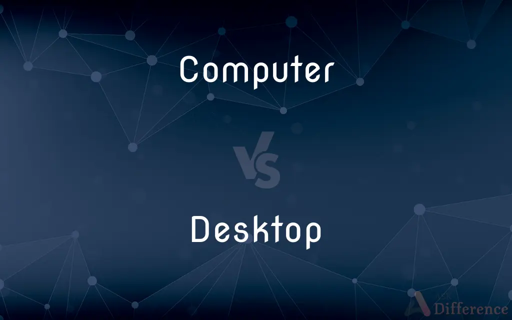 Computer vs. Desktop — What's the Difference?