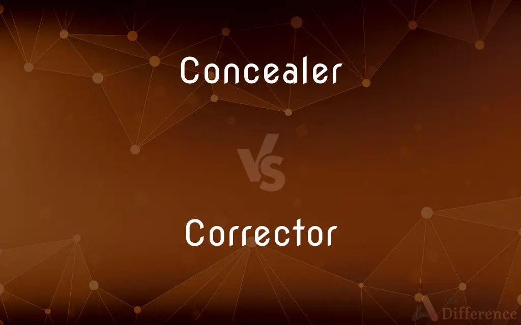Concealer vs. Corrector — What's the Difference?