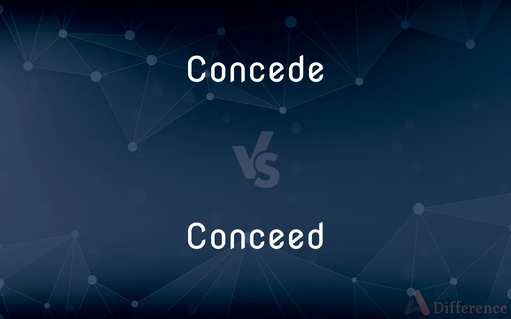 Concede vs. Conceed — Which is Correct Spelling?