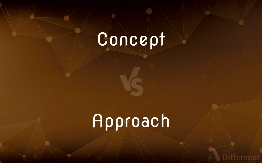 Concept vs. Approach — What's the Difference?