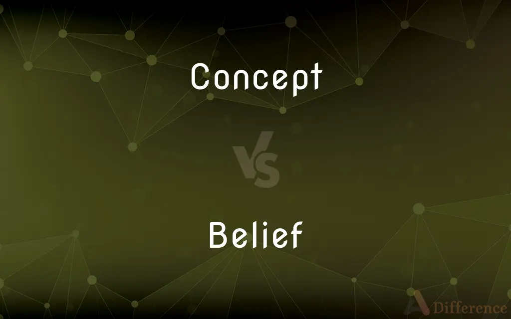 Concept vs. Belief — What's the Difference?
