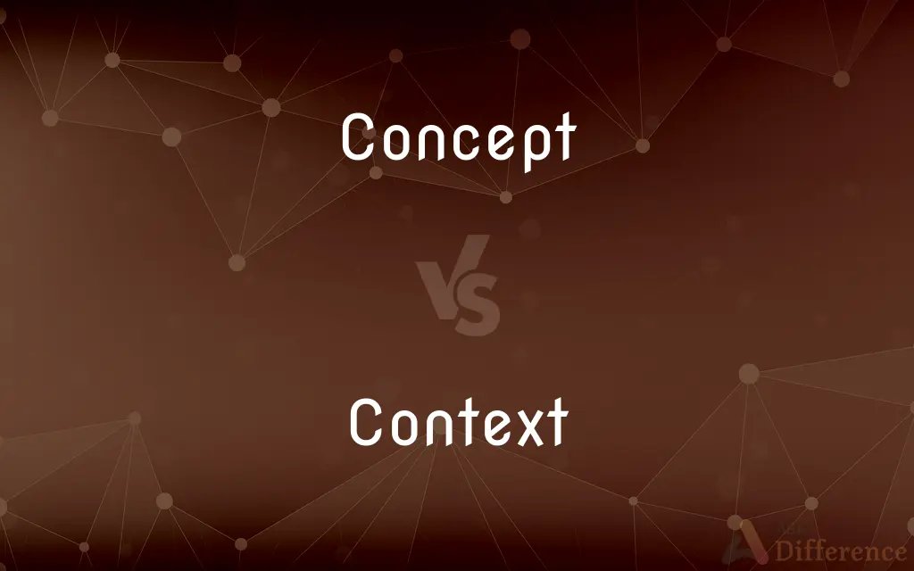 Concept vs. Context — What's the Difference?