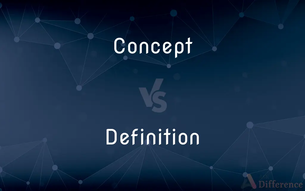 Concept vs. Definition — What's the Difference?