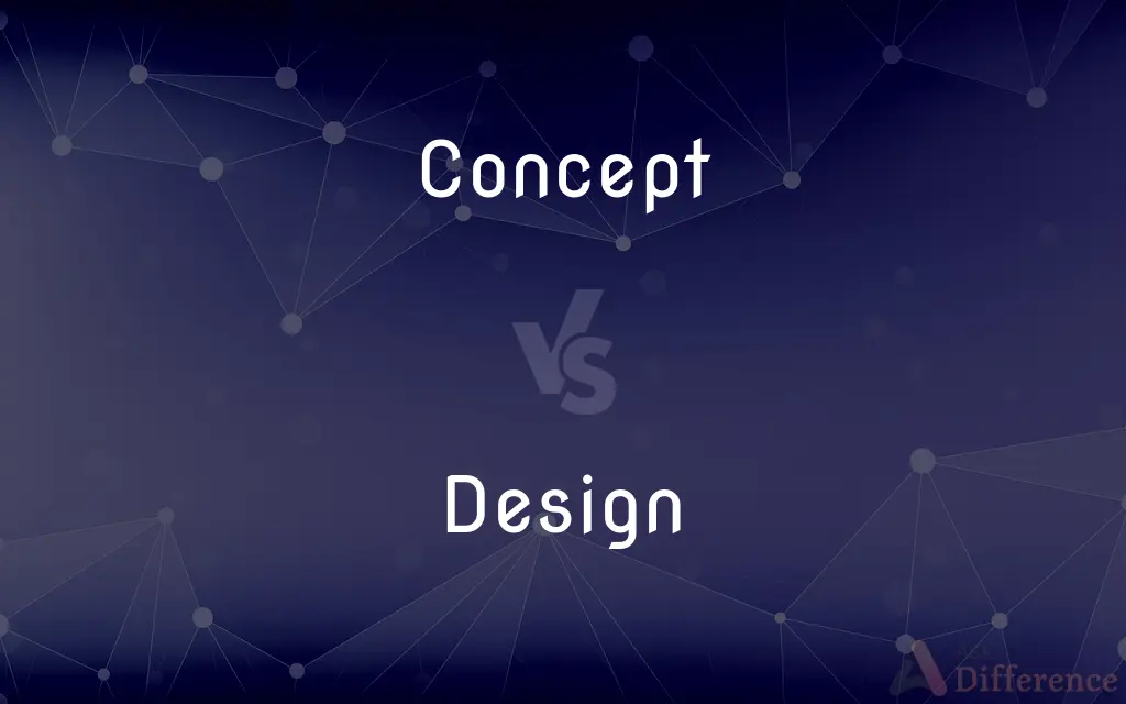 Concept vs. Design — What's the Difference?