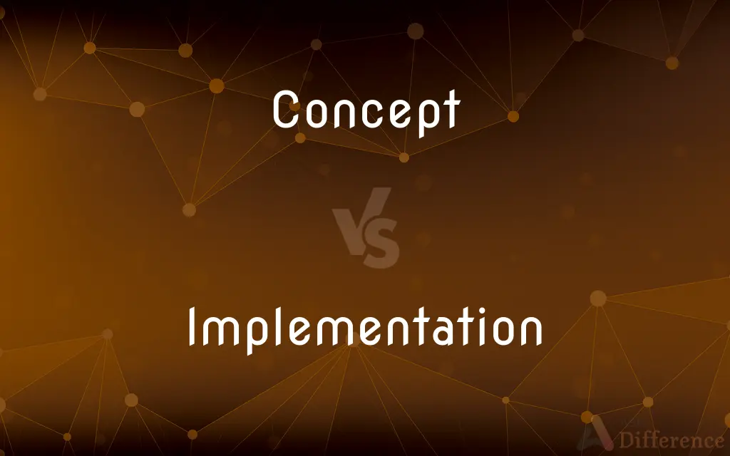 Concept vs. Implementation — What's the Difference?