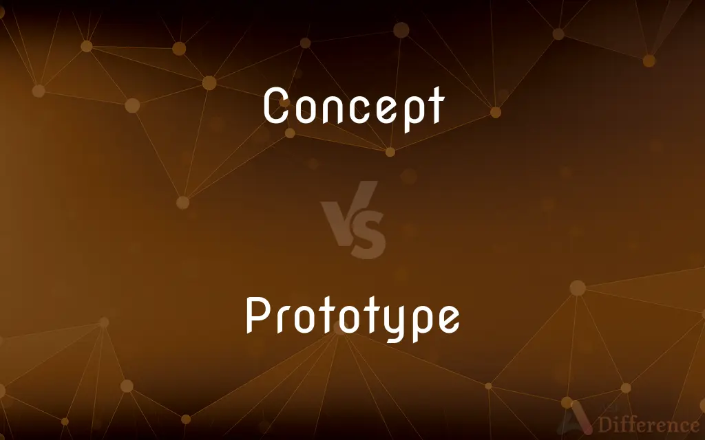 Concept vs. Prototype — What's the Difference?