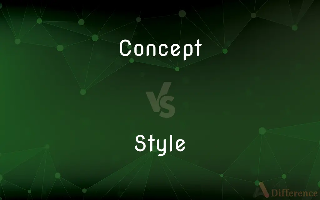 Concept vs. Style — What's the Difference?