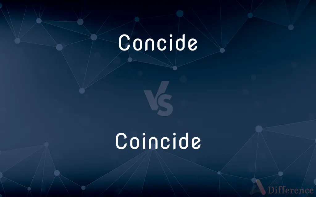 Concide vs. Coincide — Which is Correct Spelling?