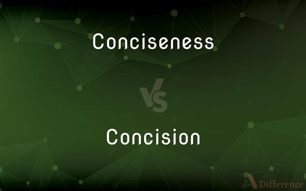 Conciseness vs. Concision — What's the Difference?