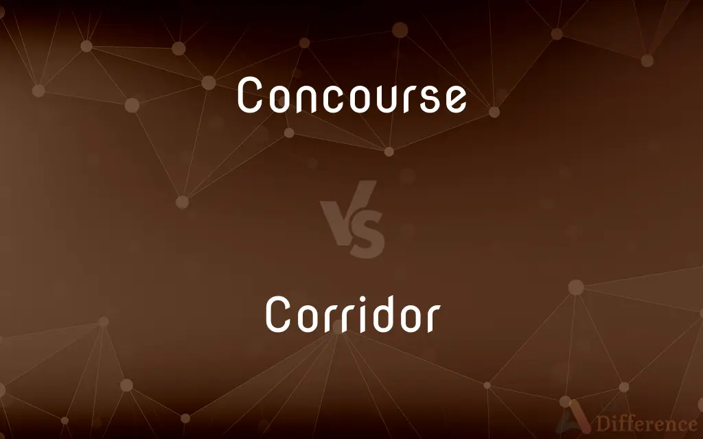 Concourse vs. Corridor — What's the Difference?