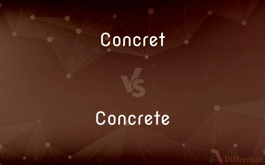 Concret vs. Concrete — Which is Correct Spelling?