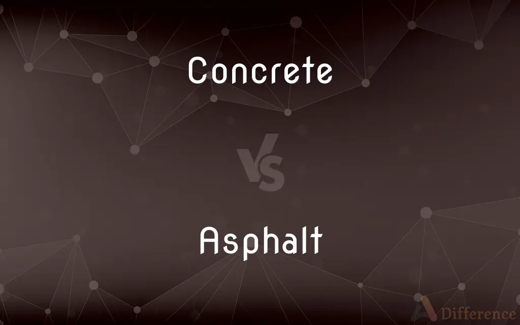Concrete vs. Asphalt — What's the Difference?