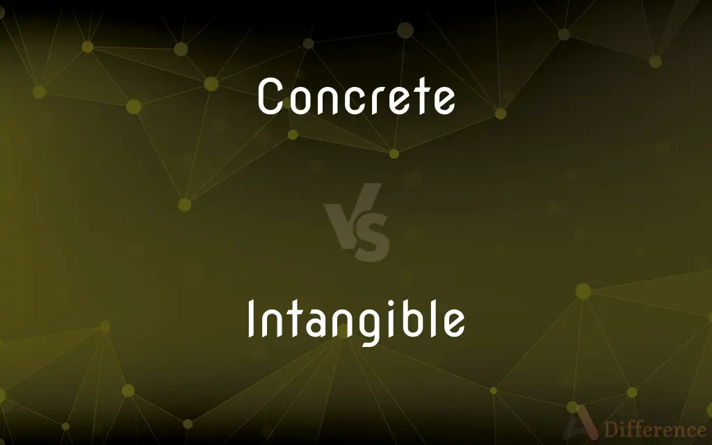 Concrete vs. Intangible — What's the Difference?