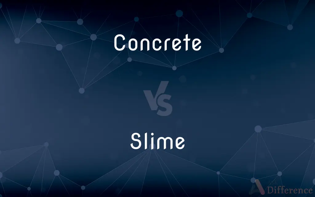 Concrete vs. Slime — What's the Difference?