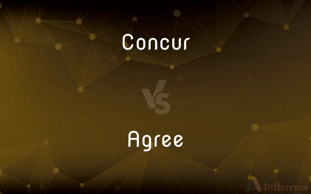 Concur vs. Agree — What's the Difference?