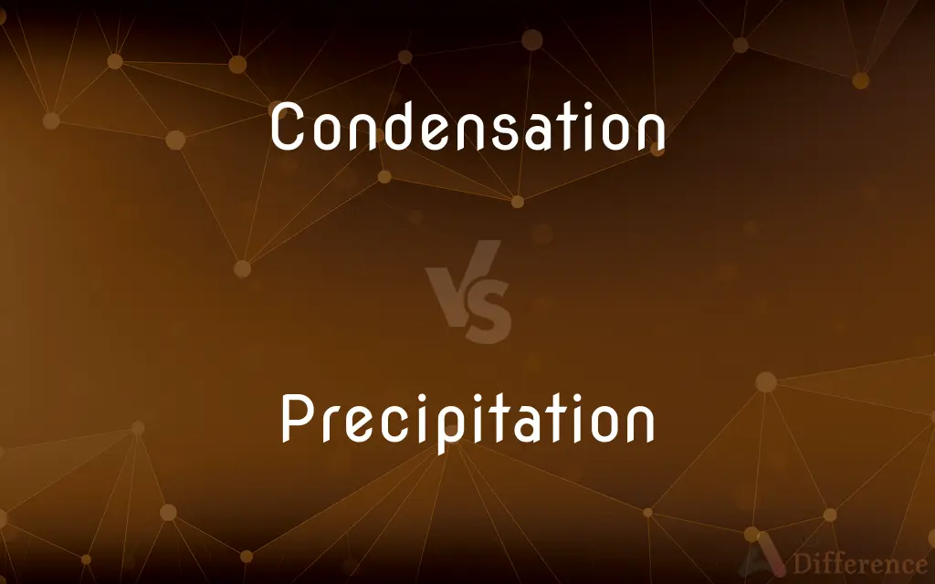 Condensation vs. Precipitation — What's the Difference?