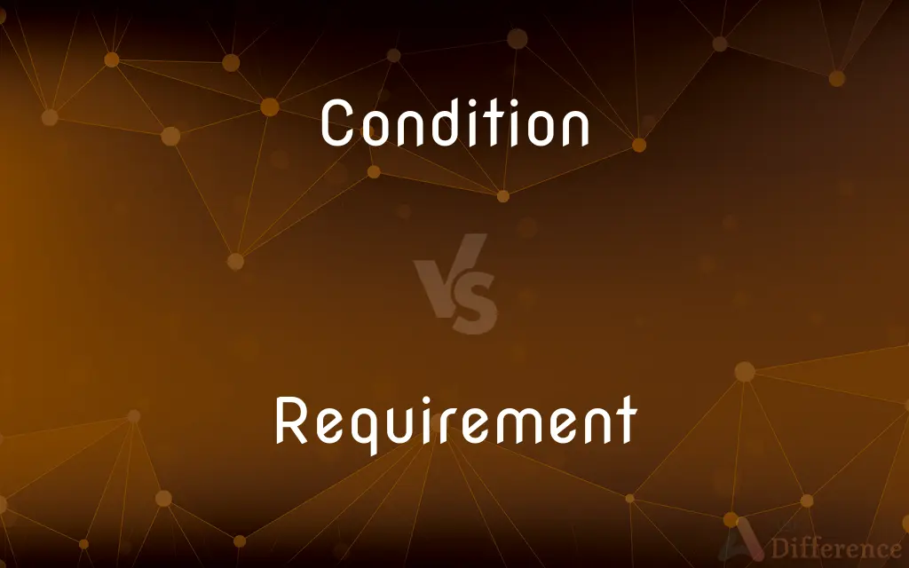 Condition vs. Requirement — What's the Difference?
