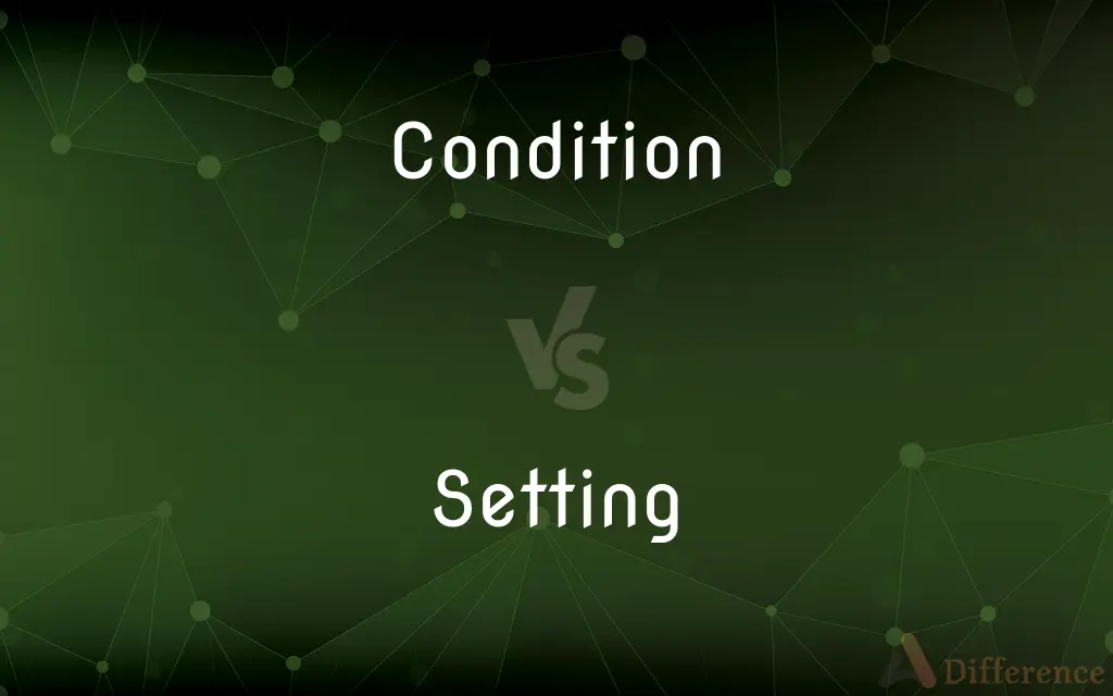 Condition vs. Setting