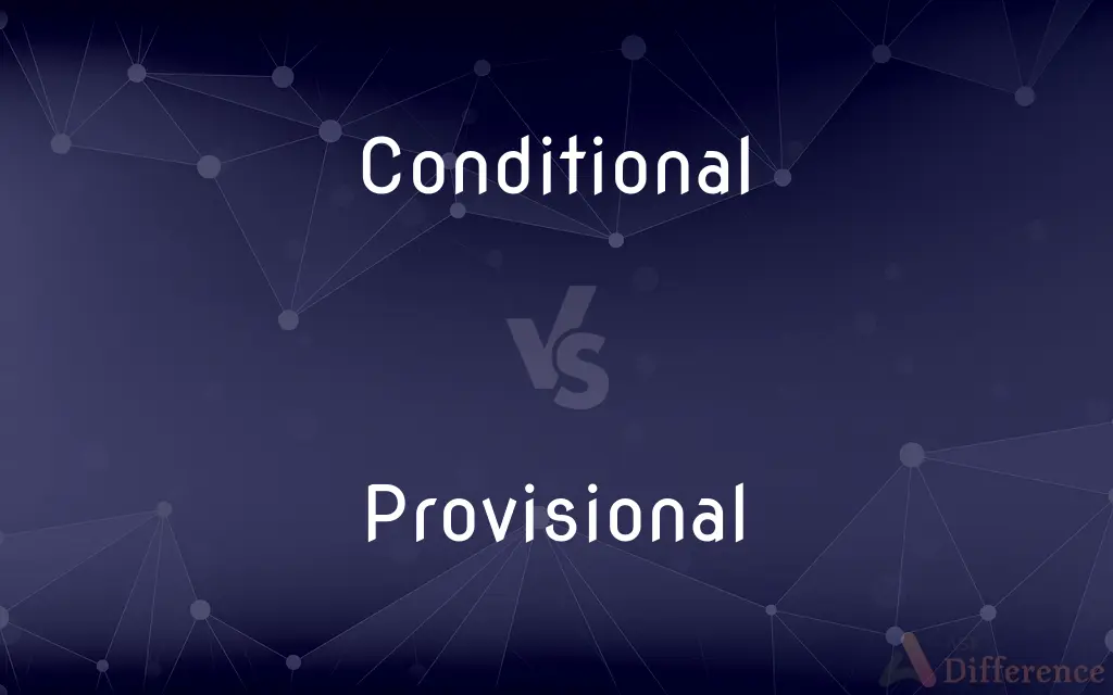 Conditional vs. Provisional — What's the Difference?