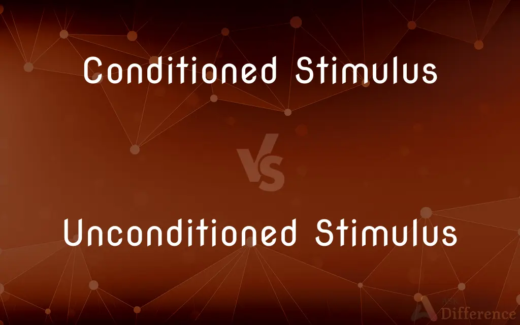 Conditioned Stimulus vs. Unconditioned Stimulus — What's the Difference?