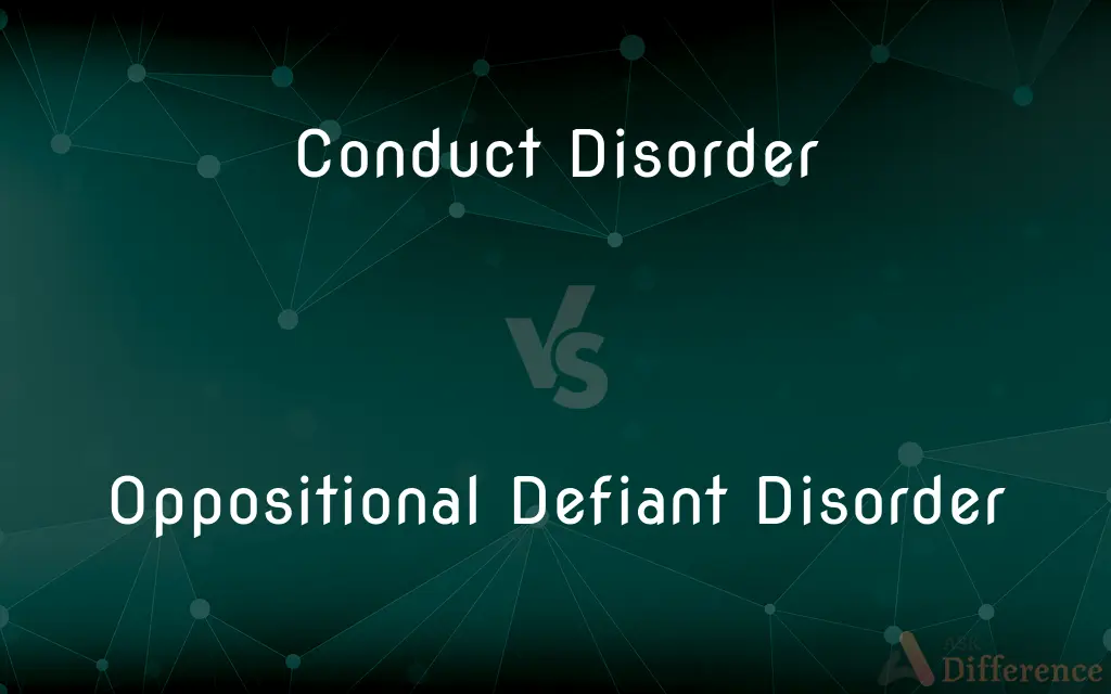 Conduct Disorder vs. Oppositional Defiant Disorder — What's the Difference?
