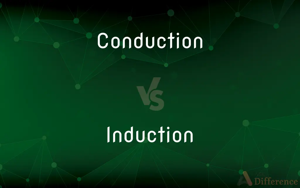 Conduction vs. Induction — What's the Difference?