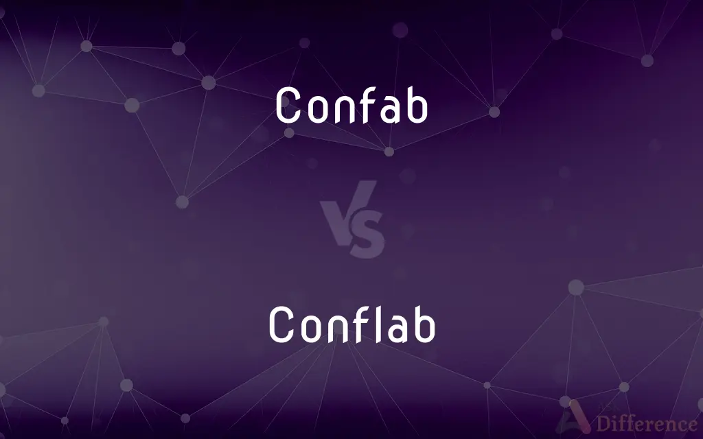 Confab vs. Conflab — What's the Difference?
