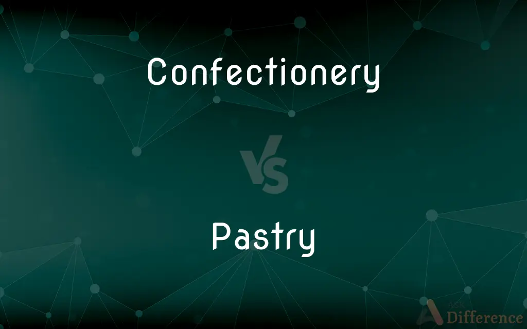 Confectionery vs. Pastry — What's the Difference?