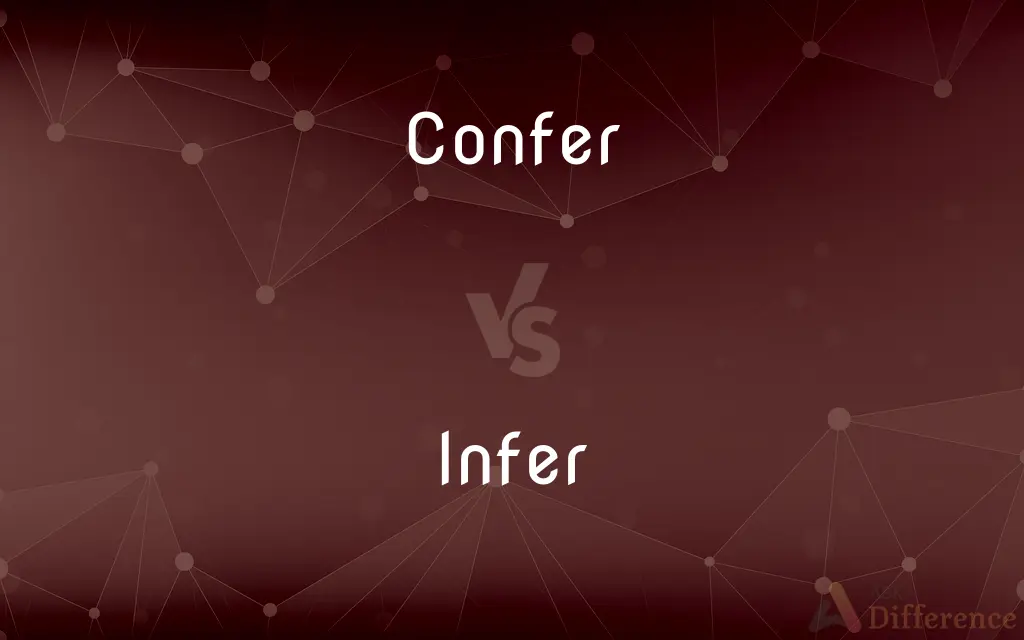 Confer vs. Infer — What's the Difference?