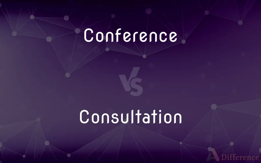 Conference vs. Consultation — What's the Difference?