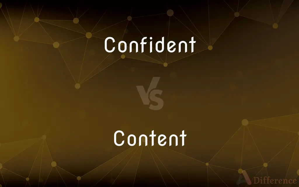 Confident vs. Content — What's the Difference?