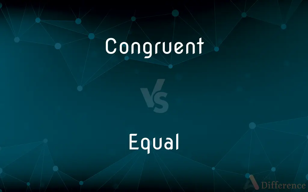 Congruent vs. Equal — What's the Difference?