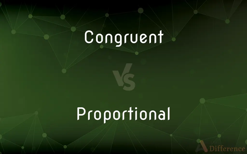 Congruent vs. Proportional — What's the Difference?
