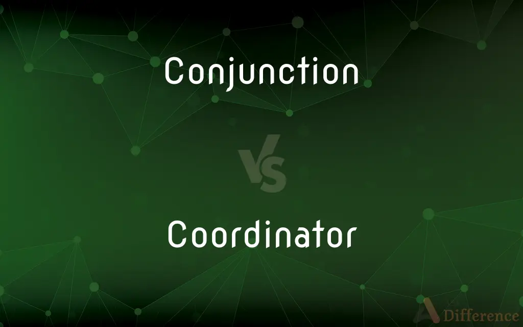 Conjunction vs. Coordinator — What's the Difference?