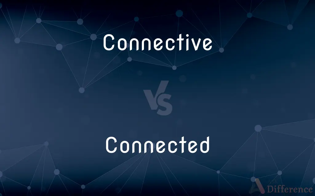 Connective vs. Connected — What's the Difference?