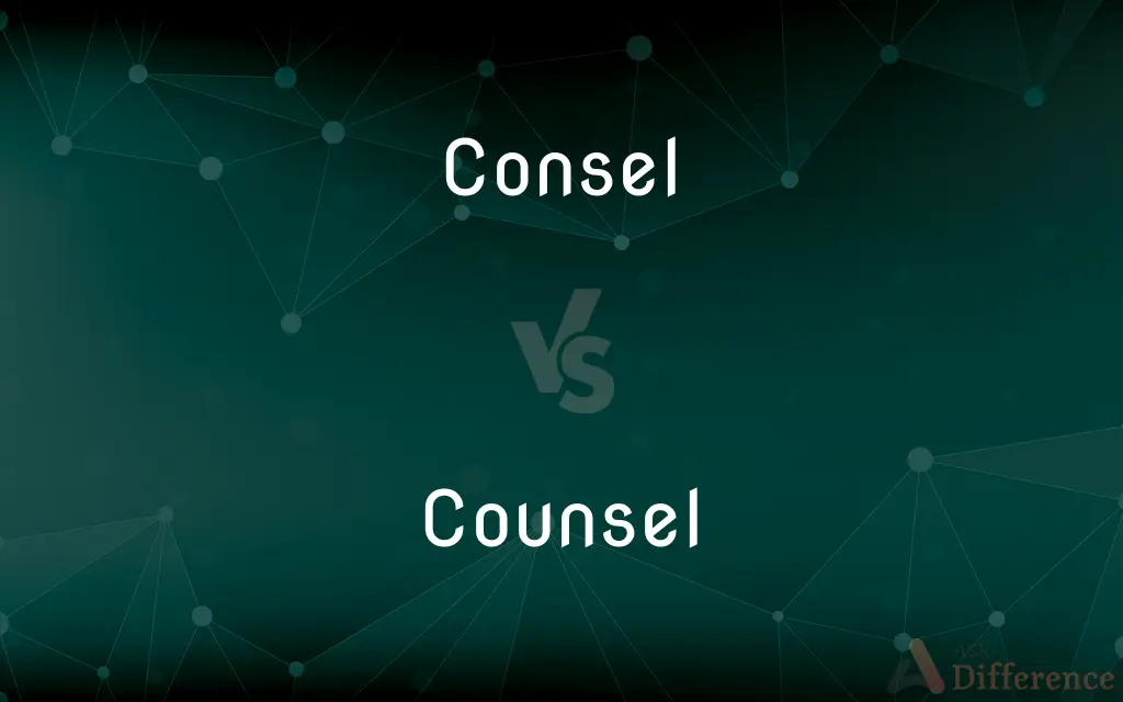 Consel vs. Counsel — Which is Correct Spelling?
