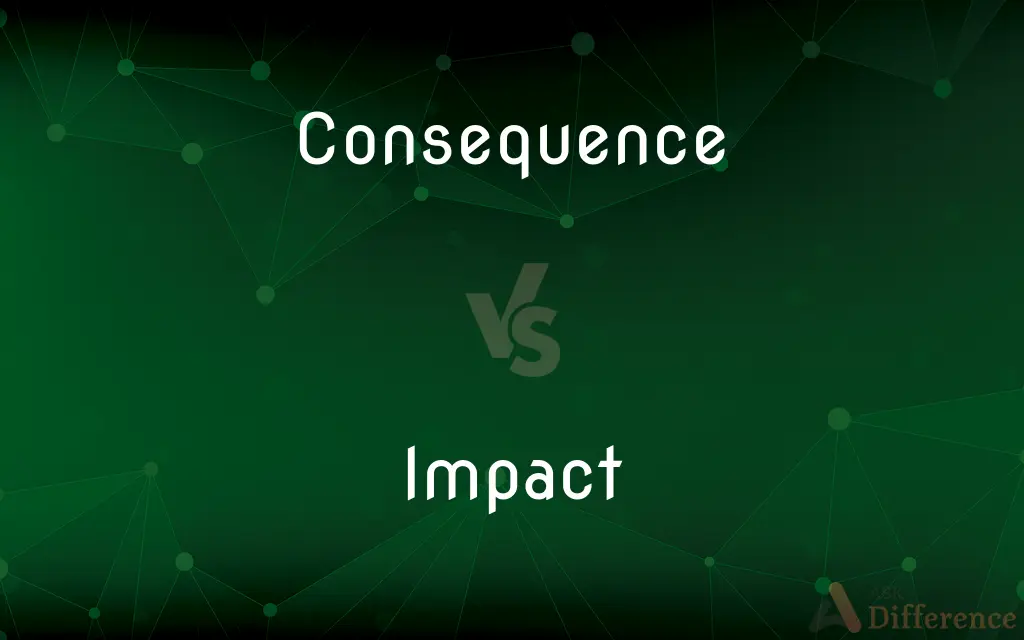 Consequence vs. Impact — What's the Difference?