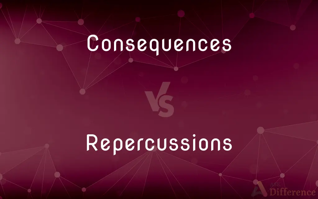 Consequences vs. Repercussions — What's the Difference?