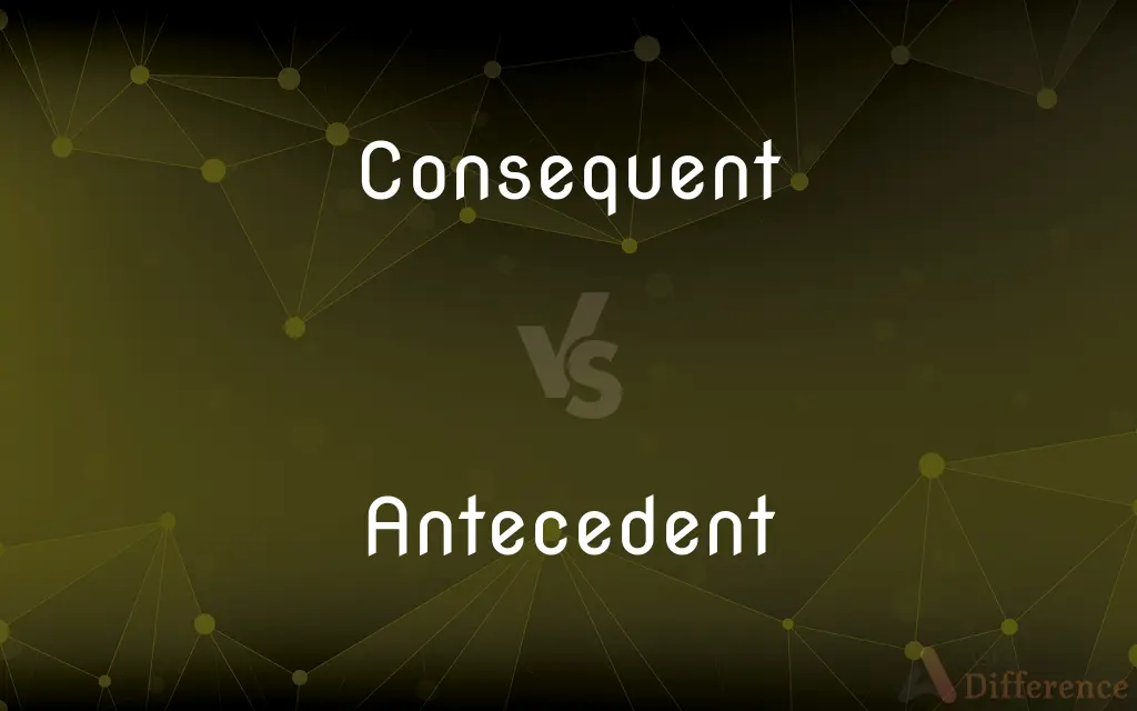 Consequent vs. Antecedent — What's the Difference?