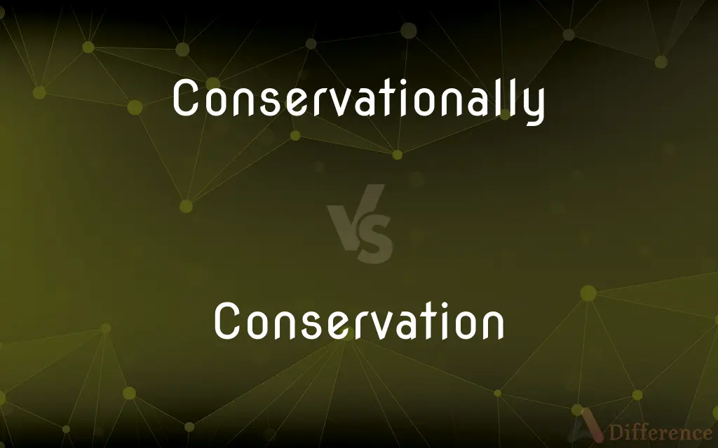 Conservationally vs. Conservation — What's the Difference?