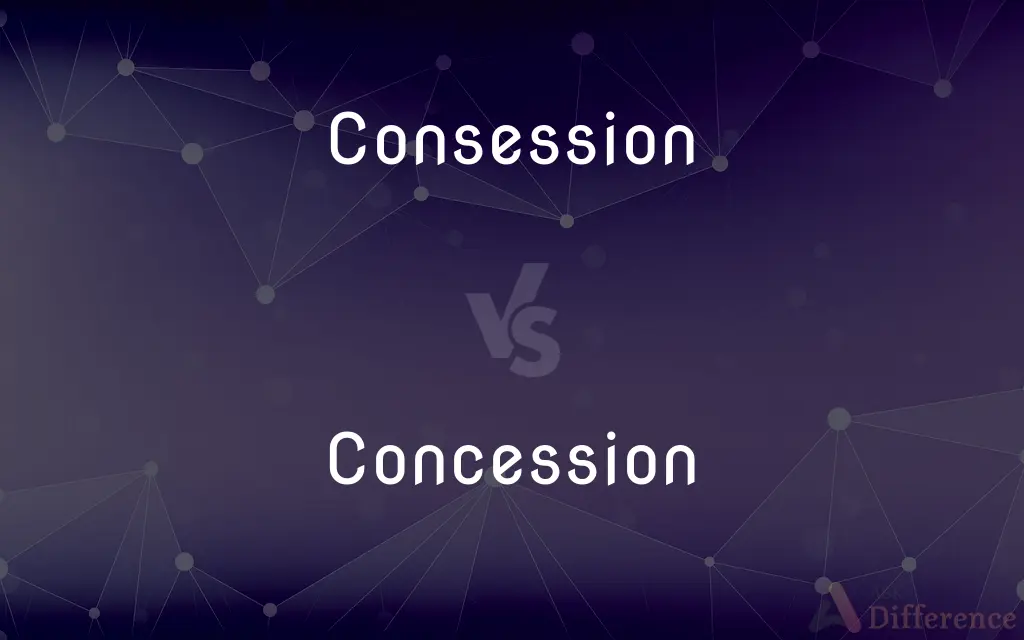 Consession vs. Concession — Which is Correct Spelling?