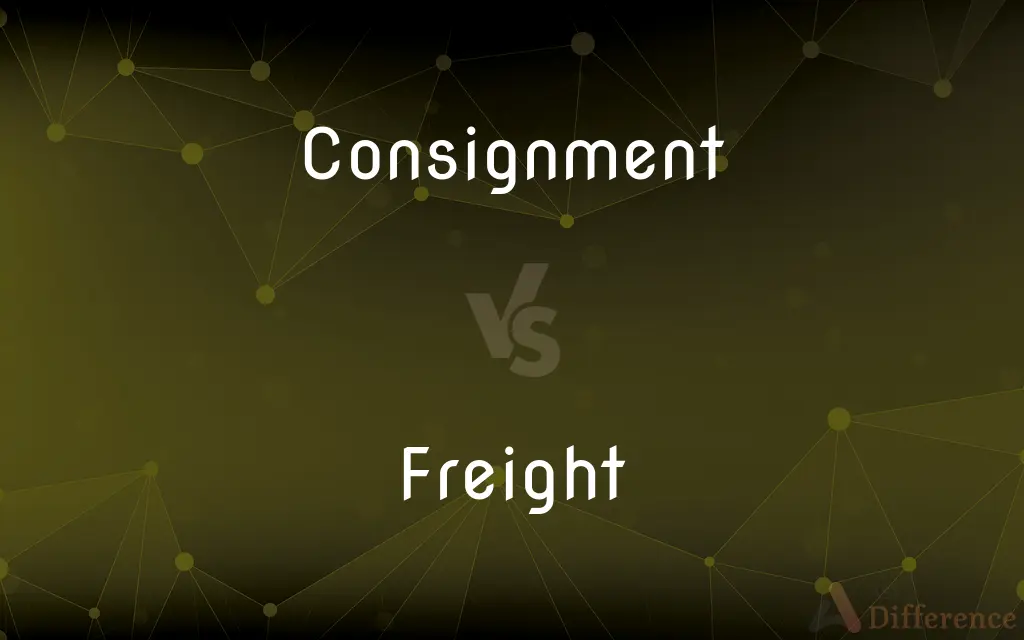 Consignment vs. Freight — What's the Difference?