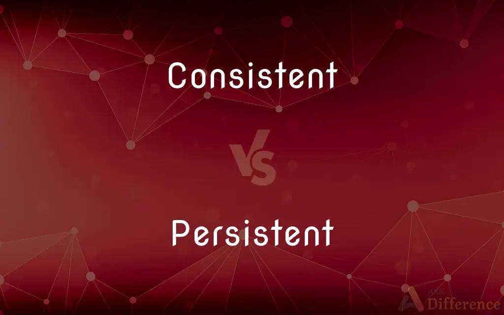 Consistent vs. Persistent — What's the Difference?
