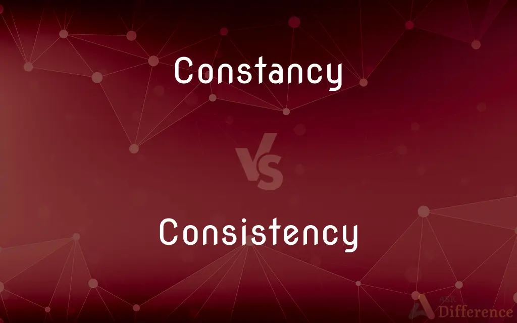 Constancy vs. Consistency — What's the Difference?