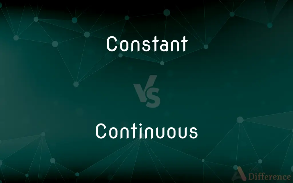 Constant vs. Continuous — What's the Difference?