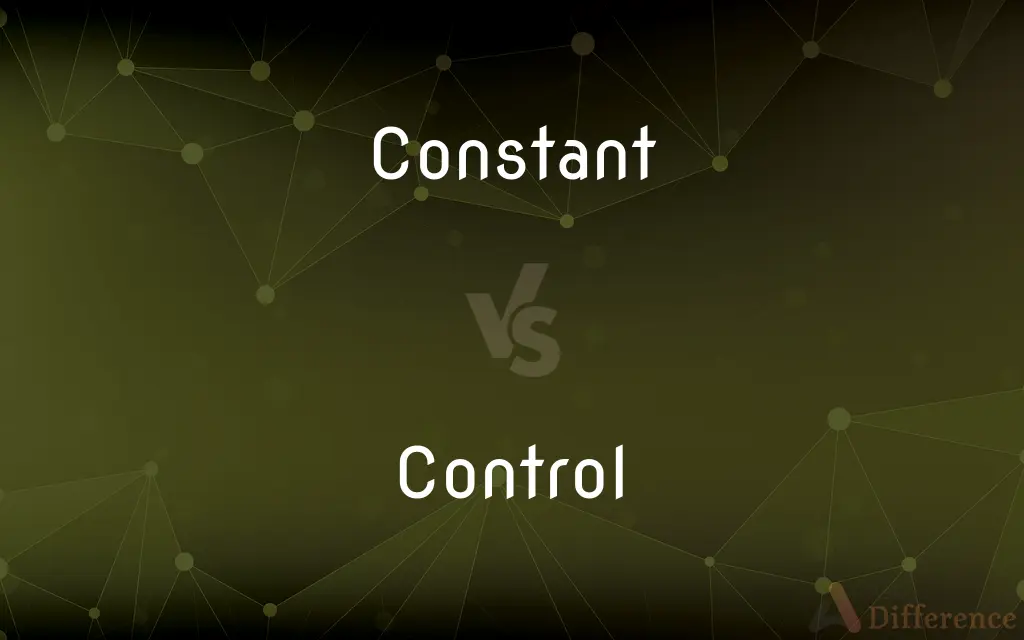 Constant vs. Control — What's the Difference?