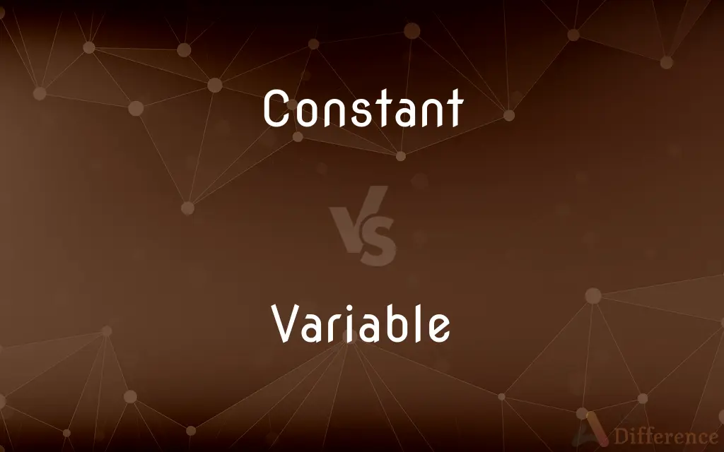 Constant vs. Variable — What's the Difference?